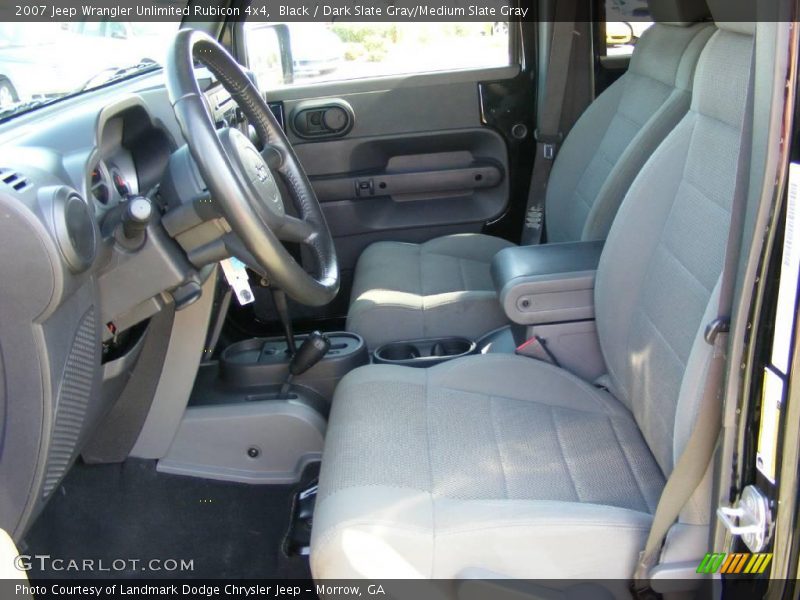 Black / Dark Slate Gray/Medium Slate Gray 2007 Jeep Wrangler Unlimited Rubicon 4x4