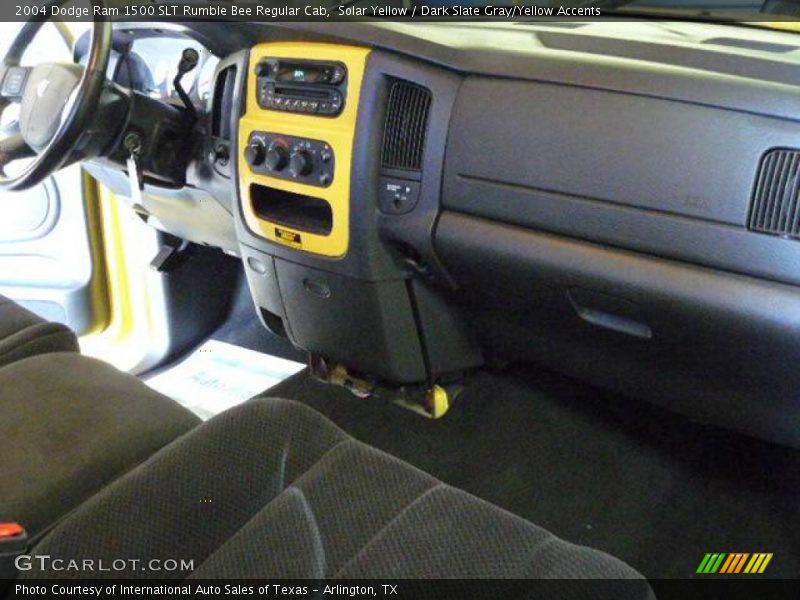 Solar Yellow / Dark Slate Gray/Yellow Accents 2004 Dodge Ram 1500 SLT Rumble Bee Regular Cab