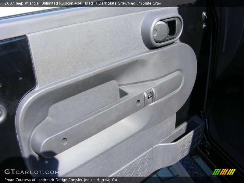 Black / Dark Slate Gray/Medium Slate Gray 2007 Jeep Wrangler Unlimited Rubicon 4x4