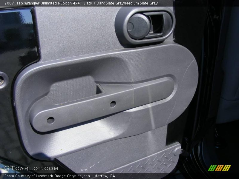Black / Dark Slate Gray/Medium Slate Gray 2007 Jeep Wrangler Unlimited Rubicon 4x4
