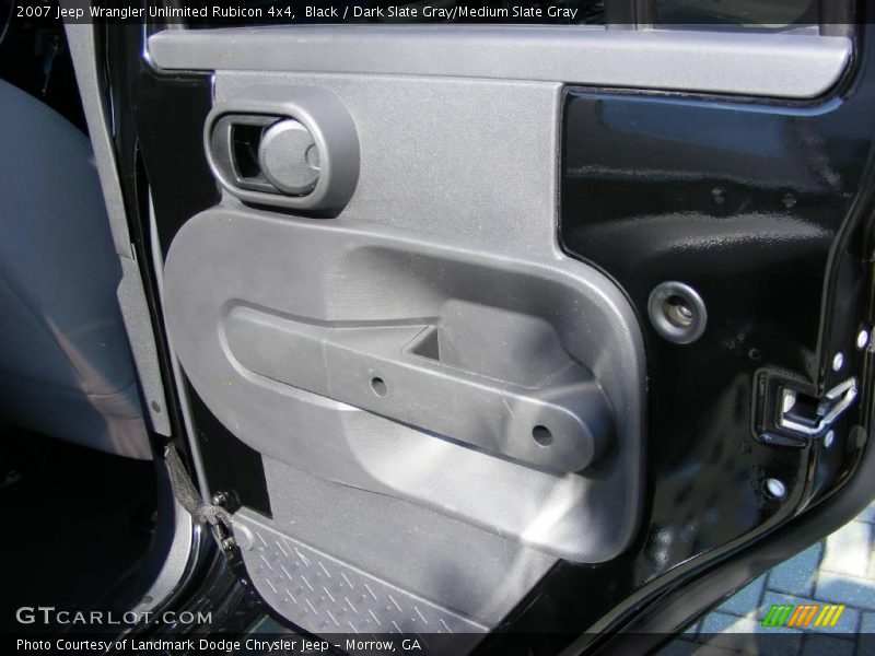Black / Dark Slate Gray/Medium Slate Gray 2007 Jeep Wrangler Unlimited Rubicon 4x4