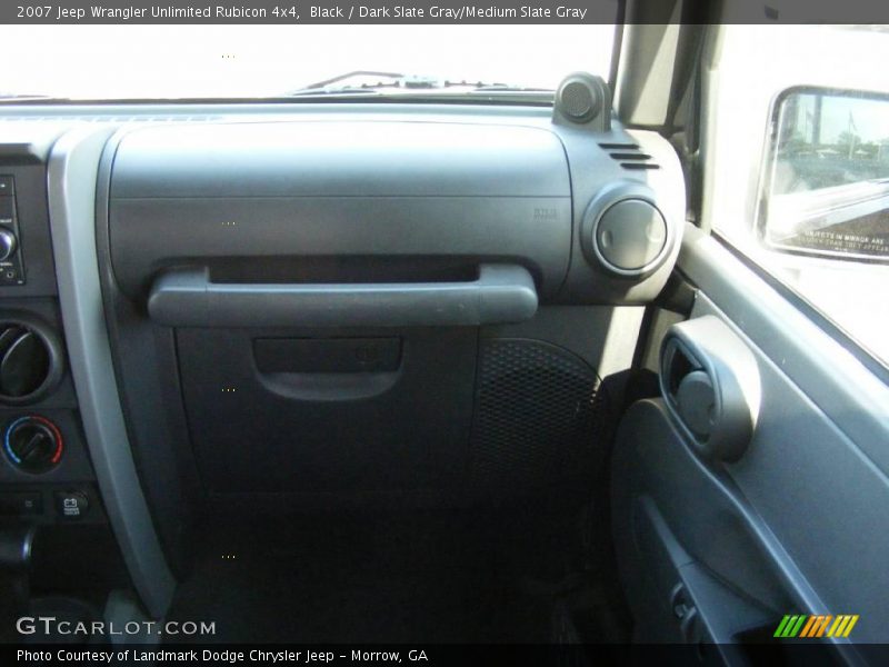 Black / Dark Slate Gray/Medium Slate Gray 2007 Jeep Wrangler Unlimited Rubicon 4x4