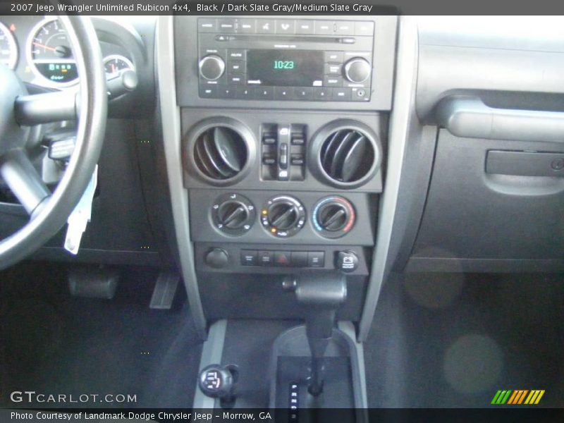 Black / Dark Slate Gray/Medium Slate Gray 2007 Jeep Wrangler Unlimited Rubicon 4x4