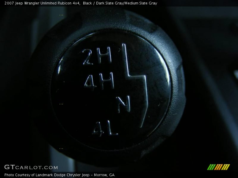 Black / Dark Slate Gray/Medium Slate Gray 2007 Jeep Wrangler Unlimited Rubicon 4x4