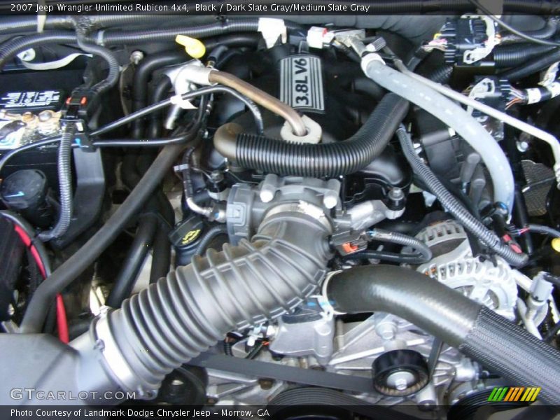 Black / Dark Slate Gray/Medium Slate Gray 2007 Jeep Wrangler Unlimited Rubicon 4x4