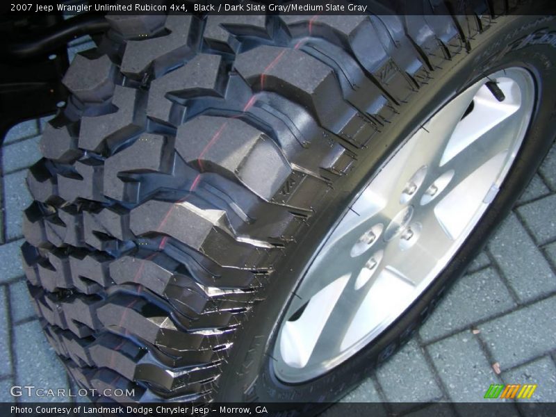 Black / Dark Slate Gray/Medium Slate Gray 2007 Jeep Wrangler Unlimited Rubicon 4x4