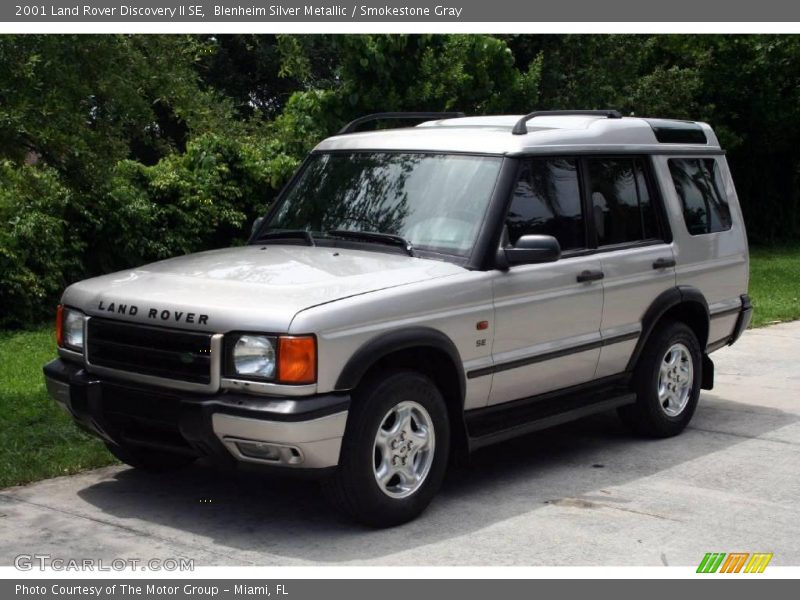 Blenheim Silver Metallic / Smokestone Gray 2001 Land Rover Discovery II SE