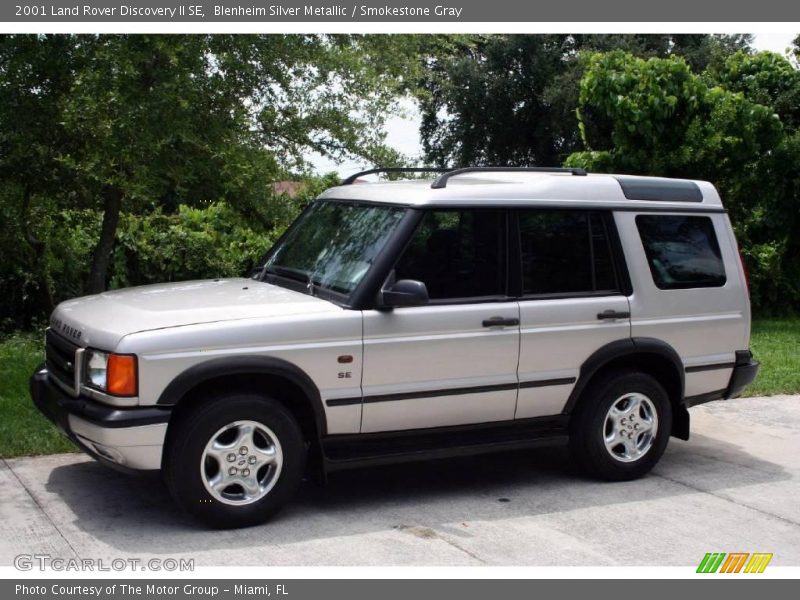 Blenheim Silver Metallic / Smokestone Gray 2001 Land Rover Discovery II SE