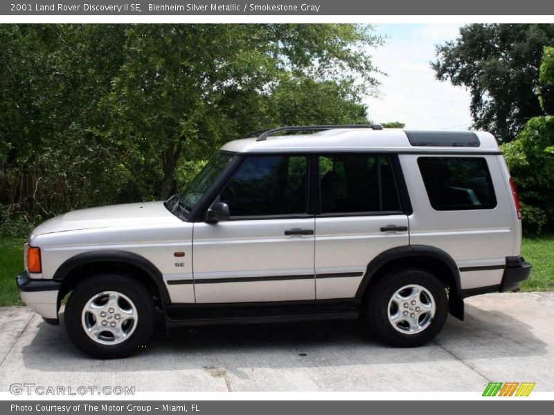 Blenheim Silver Metallic / Smokestone Gray 2001 Land Rover Discovery II SE