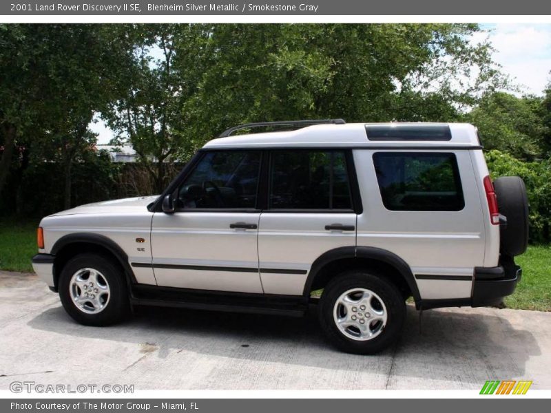 Blenheim Silver Metallic / Smokestone Gray 2001 Land Rover Discovery II SE