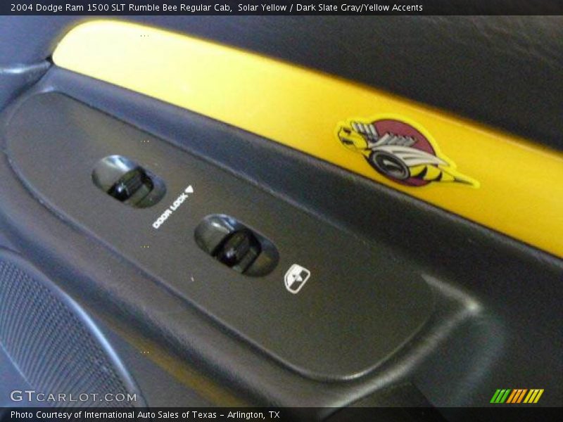 Solar Yellow / Dark Slate Gray/Yellow Accents 2004 Dodge Ram 1500 SLT Rumble Bee Regular Cab