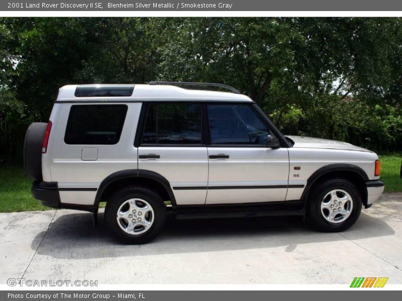 Blenheim Silver Metallic / Smokestone Gray 2001 Land Rover Discovery II SE