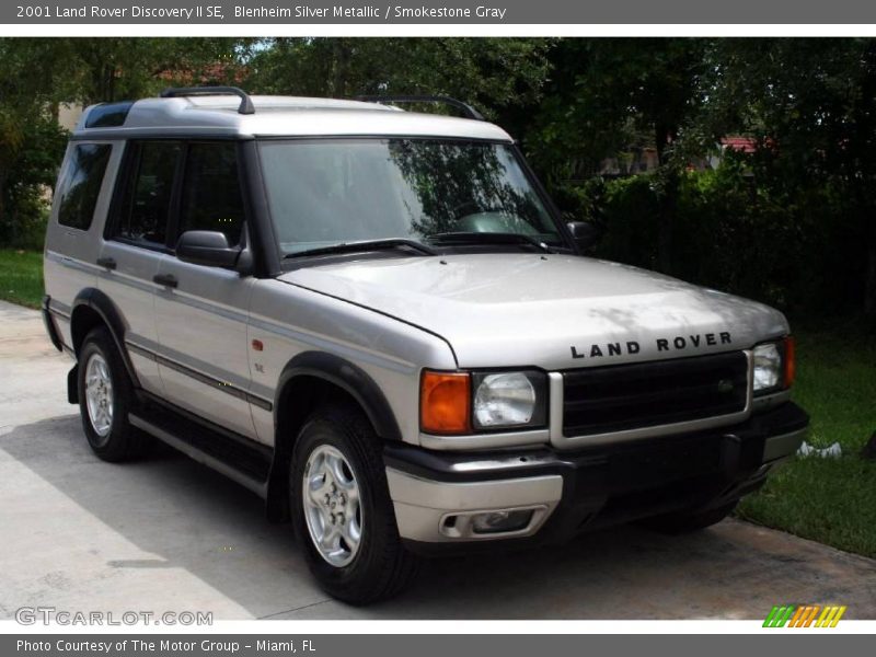 Blenheim Silver Metallic / Smokestone Gray 2001 Land Rover Discovery II SE