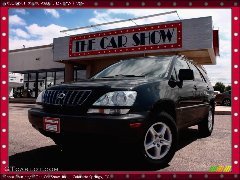 Black Onyx / Ivory 2001 Lexus RX 300 AWD