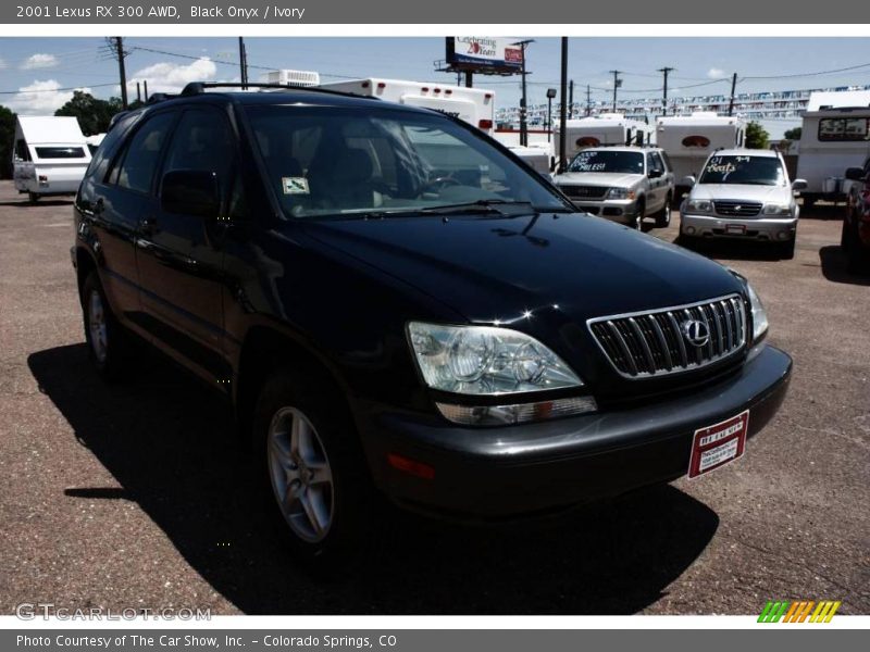 Black Onyx / Ivory 2001 Lexus RX 300 AWD