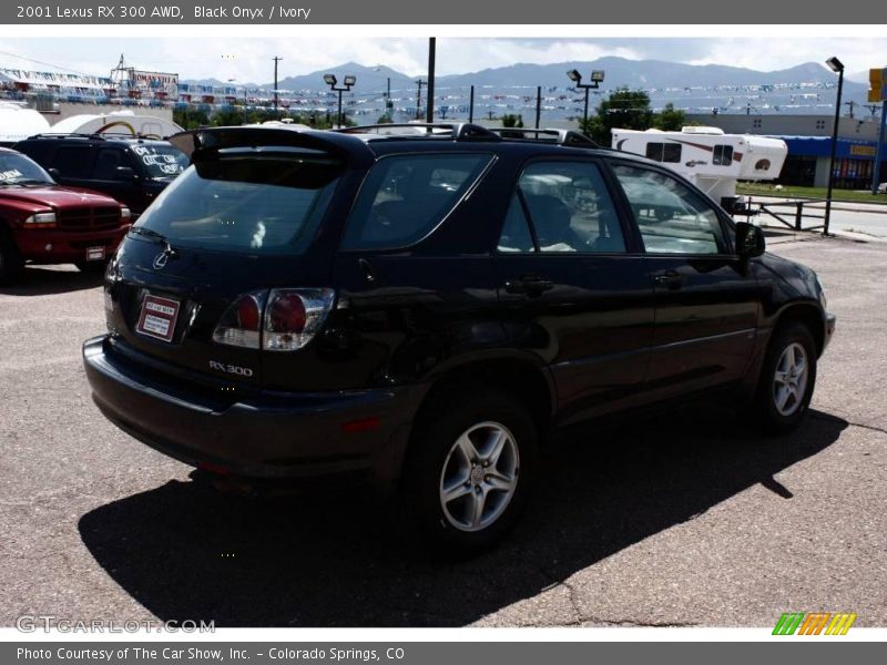 Black Onyx / Ivory 2001 Lexus RX 300 AWD