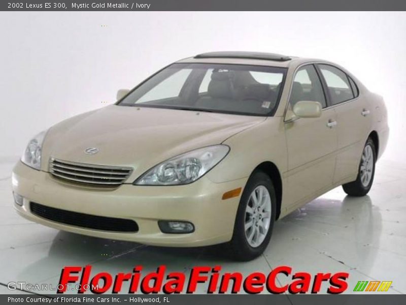 Mystic Gold Metallic / Ivory 2002 Lexus ES 300