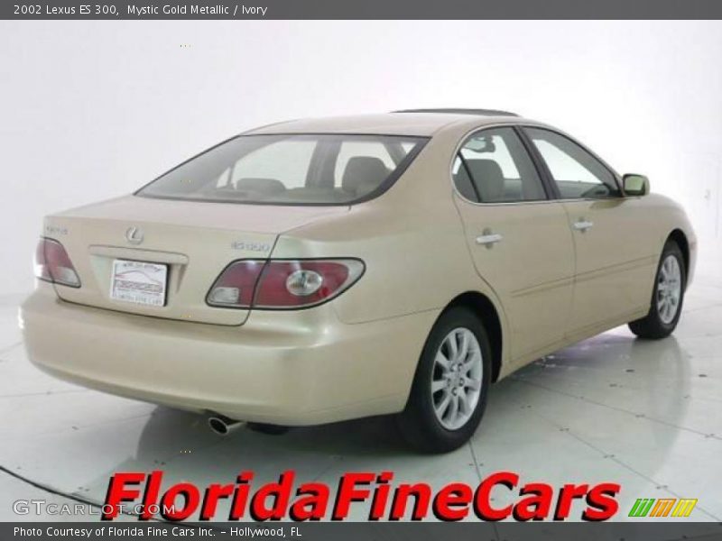 Mystic Gold Metallic / Ivory 2002 Lexus ES 300