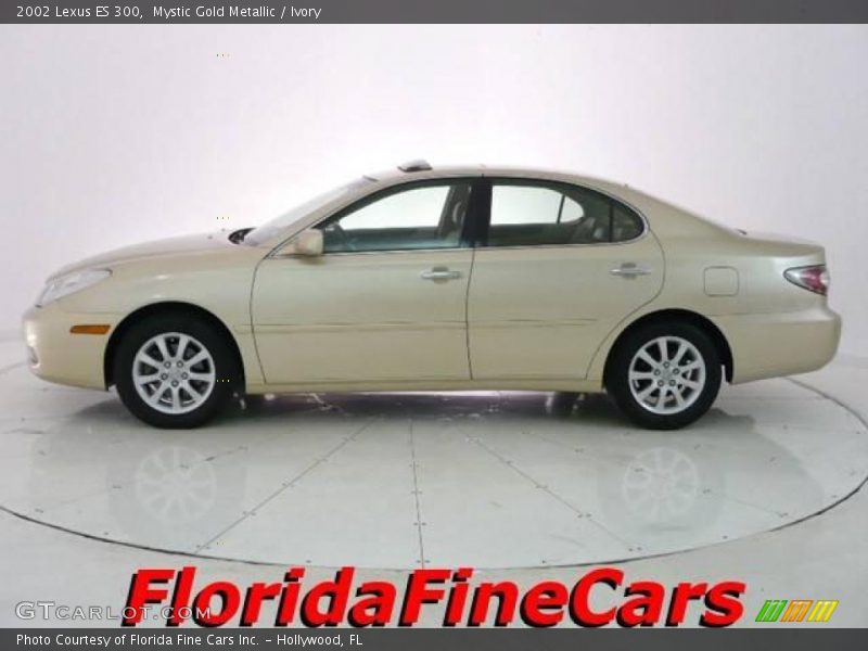 Mystic Gold Metallic / Ivory 2002 Lexus ES 300
