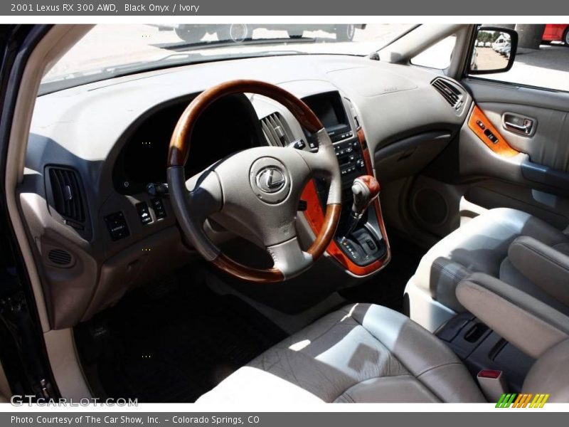 Black Onyx / Ivory 2001 Lexus RX 300 AWD