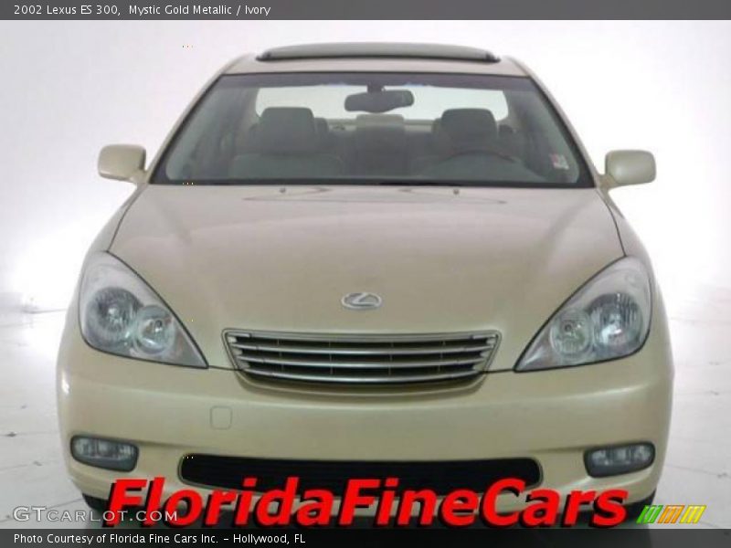 Mystic Gold Metallic / Ivory 2002 Lexus ES 300
