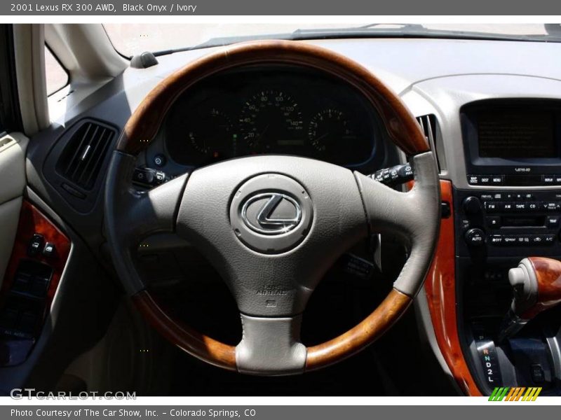 Black Onyx / Ivory 2001 Lexus RX 300 AWD