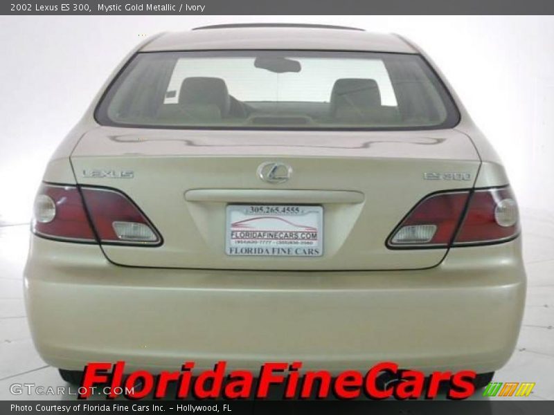 Mystic Gold Metallic / Ivory 2002 Lexus ES 300