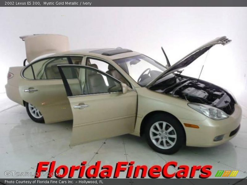 Mystic Gold Metallic / Ivory 2002 Lexus ES 300
