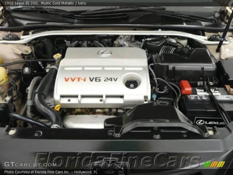 Mystic Gold Metallic / Ivory 2002 Lexus ES 300