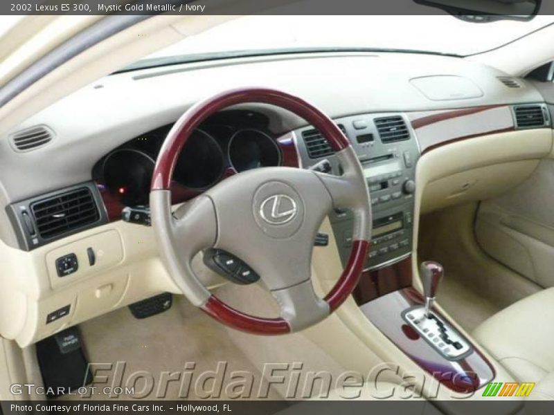 Mystic Gold Metallic / Ivory 2002 Lexus ES 300