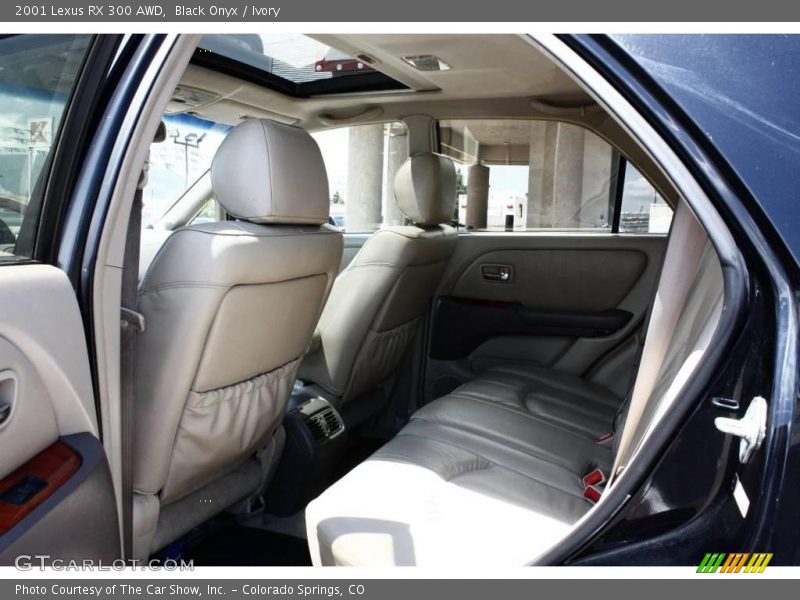Black Onyx / Ivory 2001 Lexus RX 300 AWD