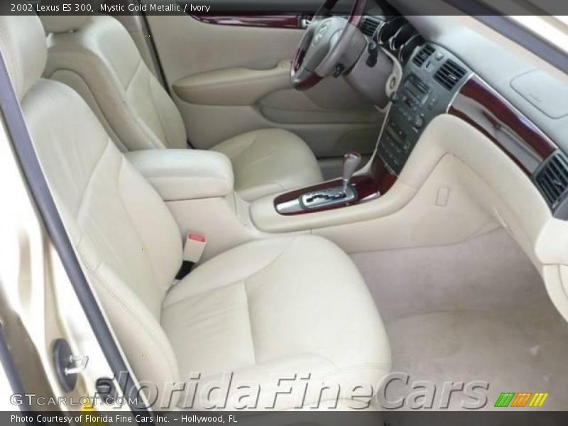 Mystic Gold Metallic / Ivory 2002 Lexus ES 300