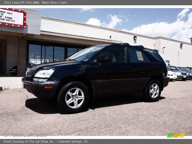 Black Onyx / Ivory 2001 Lexus RX 300 AWD