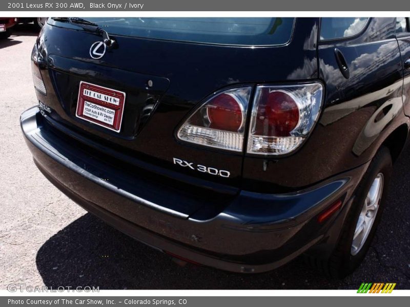 Black Onyx / Ivory 2001 Lexus RX 300 AWD