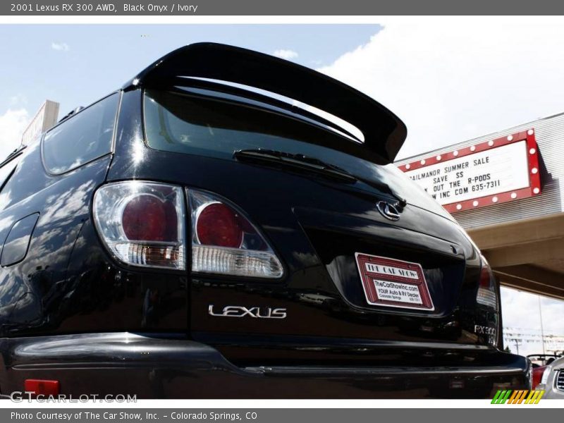 Black Onyx / Ivory 2001 Lexus RX 300 AWD
