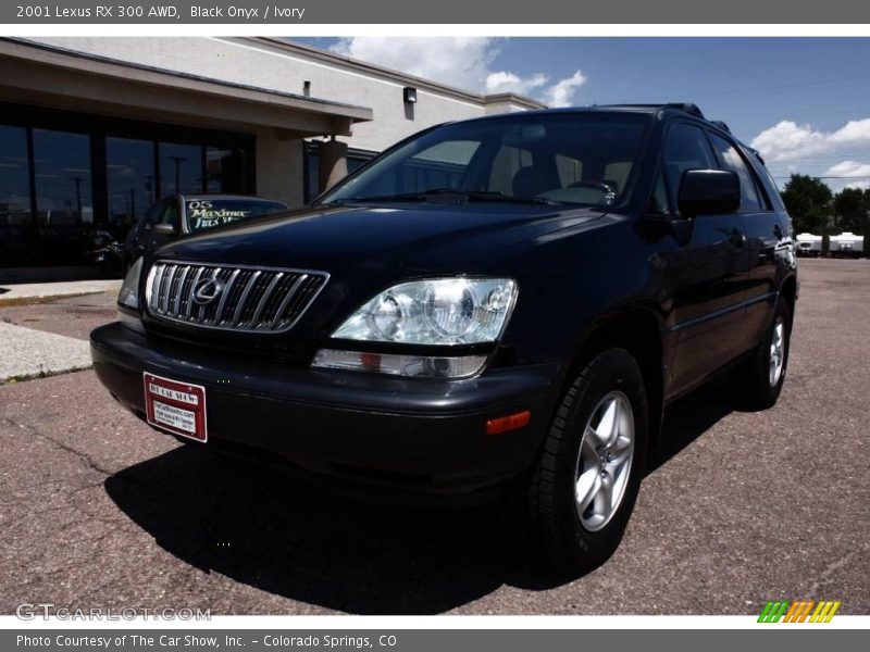 Black Onyx / Ivory 2001 Lexus RX 300 AWD