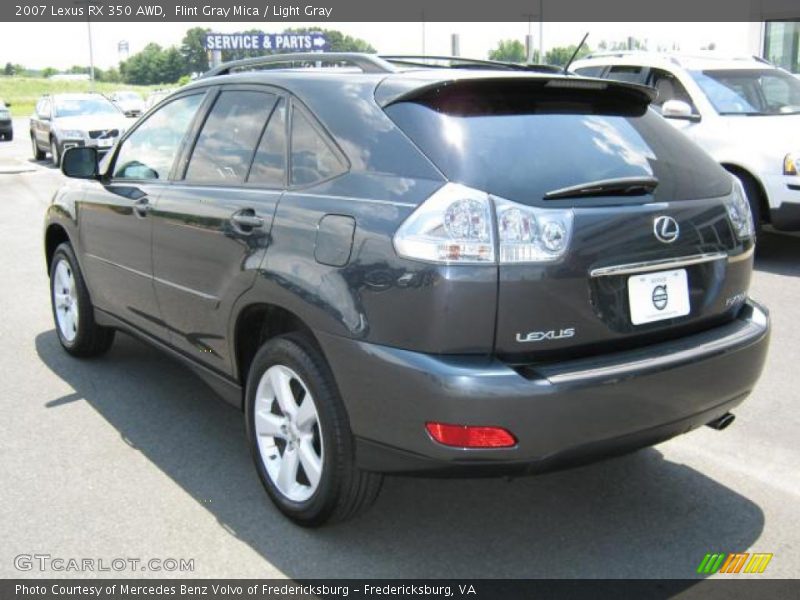 Flint Gray Mica / Light Gray 2007 Lexus RX 350 AWD