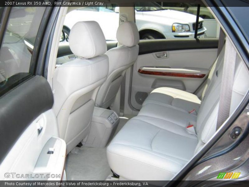 Flint Gray Mica / Light Gray 2007 Lexus RX 350 AWD
