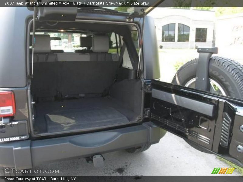 Black / Dark Slate Gray/Medium Slate Gray 2007 Jeep Wrangler Unlimited X 4x4