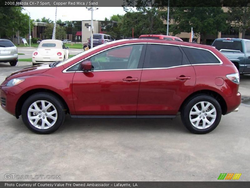 Copper Red Mica / Sand 2008 Mazda CX-7 Sport