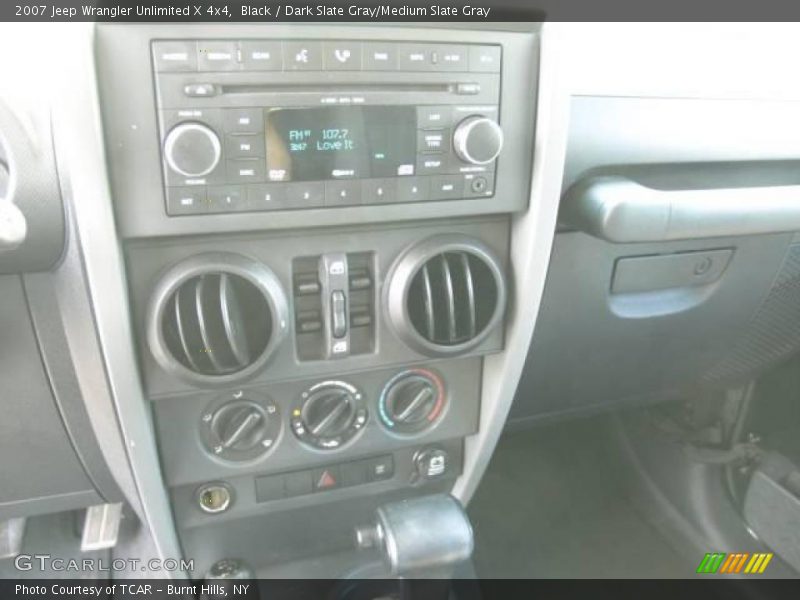 Black / Dark Slate Gray/Medium Slate Gray 2007 Jeep Wrangler Unlimited X 4x4