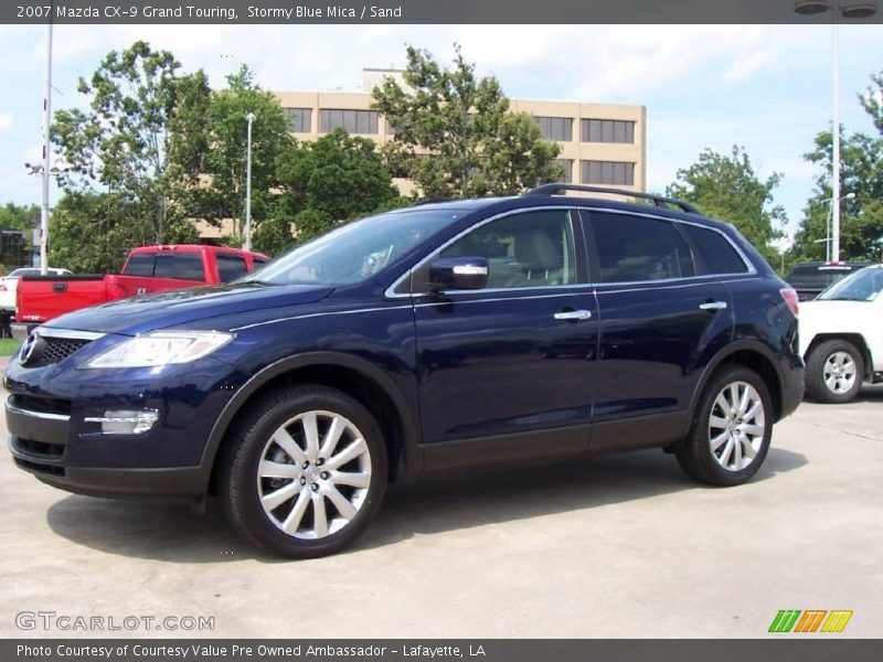 Stormy Blue Mica / Sand 2007 Mazda CX-9 Grand Touring