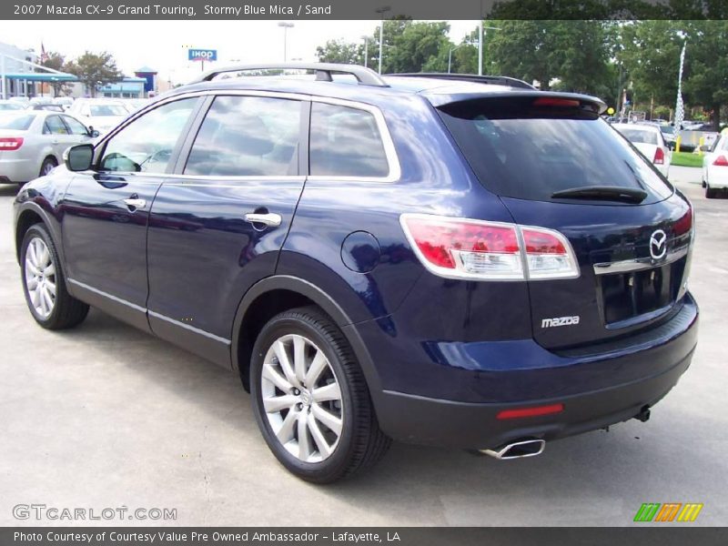 Stormy Blue Mica / Sand 2007 Mazda CX-9 Grand Touring