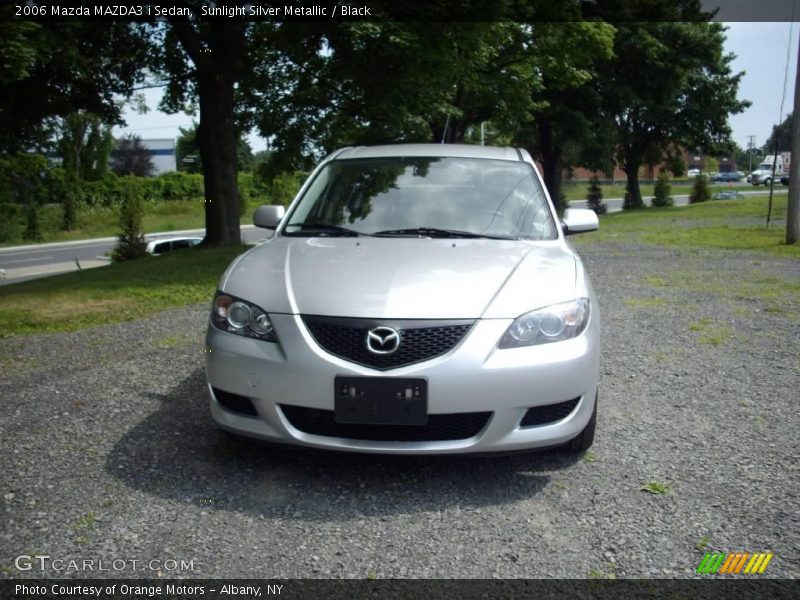 Sunlight Silver Metallic / Black 2006 Mazda MAZDA3 i Sedan