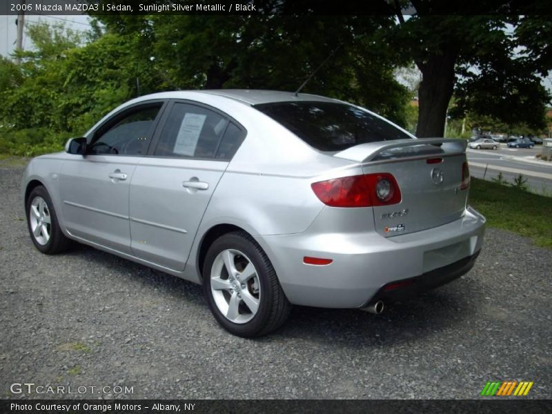 Sunlight Silver Metallic / Black 2006 Mazda MAZDA3 i Sedan