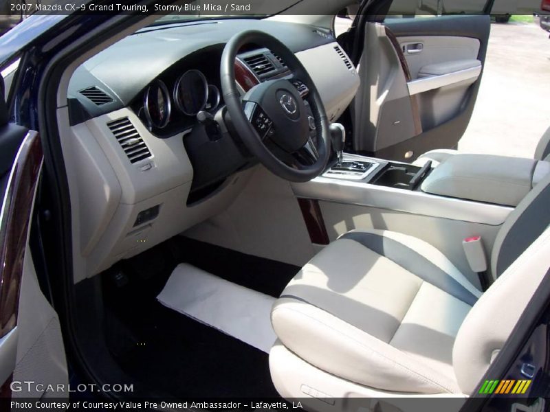Stormy Blue Mica / Sand 2007 Mazda CX-9 Grand Touring