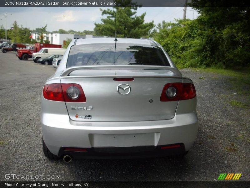 Sunlight Silver Metallic / Black 2006 Mazda MAZDA3 i Sedan