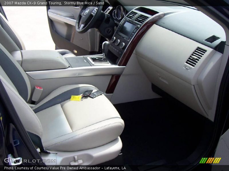 Stormy Blue Mica / Sand 2007 Mazda CX-9 Grand Touring