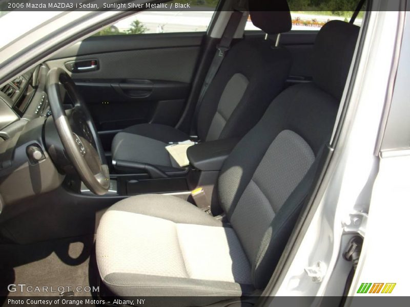 Sunlight Silver Metallic / Black 2006 Mazda MAZDA3 i Sedan