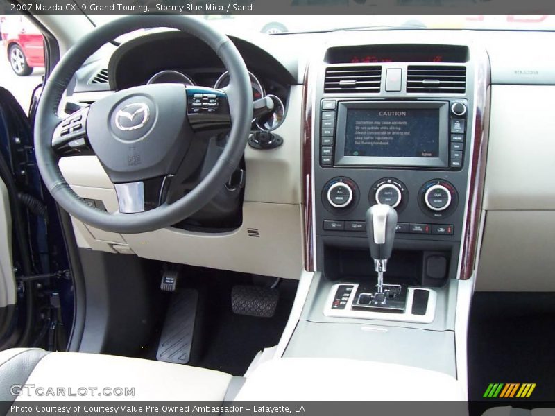 Stormy Blue Mica / Sand 2007 Mazda CX-9 Grand Touring